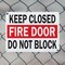 Signmission Keep Closed Fire Door Do Not Block OSHA ANSI Sign, Plastic, 10in W x 7in L, 2PK OS-2PACK-MISC-P-710-L-19500 - alternate 4
